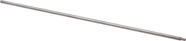 Schaefer Brush - 24" Long, 12-24 Female, Aluminum Brush Handle Extension - 0.313" Diam, 12-24 Male, For Use with Tube Brushes & Scrapers - Exact Industrial Supply