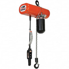 CM - 1 Ton Capacity 16 FPM Lift Speed 230V Electric Chain Hoist - Exact Industrial Supply