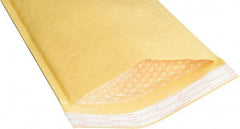 Ability One - Mailers, Sheets & Envelopes - 14.5X20"GLDN BRN 50/PK BUBBLE PADDED ENVELOPE - Exact Industrial Supply