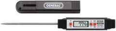 General - -40 to 302°F, -40 to 150°C, Digital Pocket Thermometer - Accurate to 1.8°F, Stainless Steel - Exact Industrial Supply