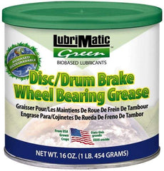 LubriMatic - 16 oz Tub Biobased General Purpose Grease - Blue, 350°F Max Temp, - Exact Industrial Supply