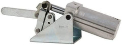 De-Sta-Co - 750 Lb Inner Hold Capacity, Horiz Mount, Air Power Hold-Down Toggle Clamp - 1/8 NPT Port, 145 Max psi, 99° Bar Opening, 45.47mm Height Under Bar - Exact Industrial Supply