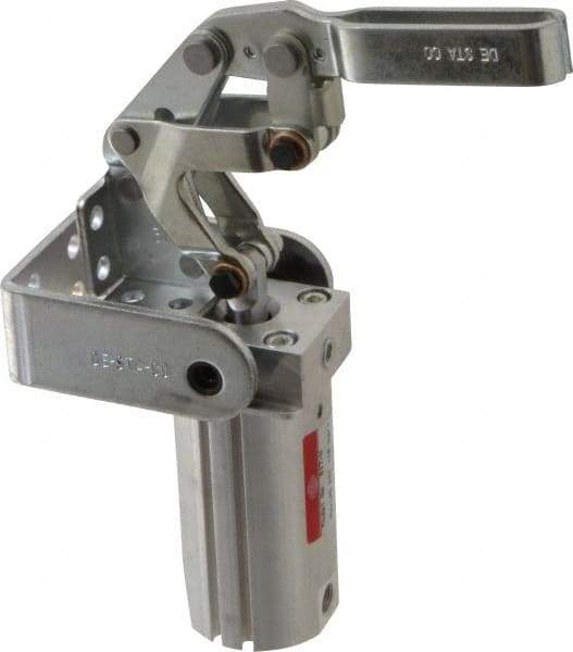 De-Sta-Co - 375 Lb Inner Hold Capacity, Vert Mount, Air Power Hold-Down Toggle Clamp - 1/8 NPT Port, 145 Max psi, 95° Bar Opening, 68.33mm Height Under Bar - Exact Industrial Supply