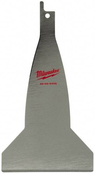 Milwaukee Tool - Power Saw Scraper Blade - For Use with All Hackzall & Sawzall Recip Saws - Exact Industrial Supply