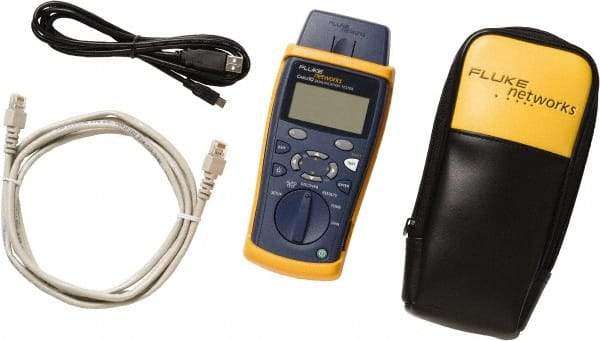 Fluke Networks - Universal Cable Tester - LCD Screen, RJ45 Connectors - Exact Industrial Supply