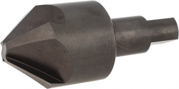 Hertel - 1-1/2" Head Diam, 3/4" Shank Diam, 4 Flute 82° High Speed Steel Countersink - Exact Industrial Supply