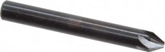 Hertel - 1/4" Head Diam, 1/4" Shank Diam, 6 Flute 60° High Speed Steel Countersink - Exact Industrial Supply