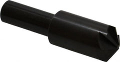 Hertel - 3/4" Head Diam, 1/2" Shank Diam, 6 Flute 120° High Speed Steel Countersink - Exact Industrial Supply