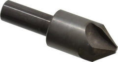 Hertel - 7/8" Head Diam, 1/2" Shank Diam, 4 Flute 82° High Speed Steel Countersink - Exact Industrial Supply