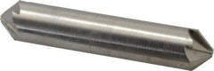 Hertel - 3/4" Head Diam, 3/4" Shank Diam, 6 Flute 90° High Speed Steel Countersink - 4" OAL, Straight Shank - Exact Industrial Supply