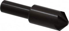 Hertel - 3/4" Head Diam, 1/2" Shank Diam, 6 Flute 100° High Speed Steel Countersink - Exact Industrial Supply