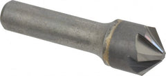 Hertel - 3/4" Head Diam, 1/2" Shank Diam, 6 Flute 100° Solid Carbide Countersink - Exact Industrial Supply