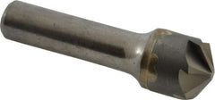 Hertel - 3/4" Head Diam, 1/2" Shank Diam, 6 Flute 120° Solid Carbide Countersink - Exact Industrial Supply