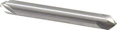 Hertel - 1/4" Head Diam, 1/4" Shank Diam, 4 Flute 82° Solid Carbide Countersink - 2" OAL, Straight Shank - Exact Industrial Supply