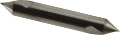 Hertel - 3/8" Head Diam, 3/8" Shank Diam, 1 Flute 60° Solid Carbide Countersink - Exact Industrial Supply