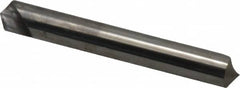 Hertel - 1/4" Head Diam, 1/4" Shank Diam, 1 Flute 110° Solid Carbide Countersink - Exact Industrial Supply