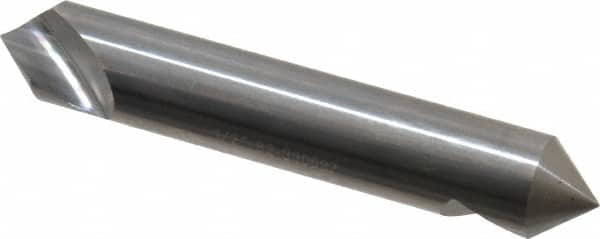 Hertel - 1/2" Head Diam, 1/2" Shank Diam, 1 Flute 82° Solid Carbide Countersink - Exact Industrial Supply