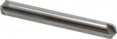 Hertel - 1/4" Head Diam, 1/4" Shank Diam, 4 Flute 120° Solid Carbide Countersink - Exact Industrial Supply