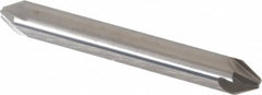 Hertel - 1/4" Head Diam, 1/4" Shank Diam, 4 Flute 60° Solid Carbide Countersink - Exact Industrial Supply