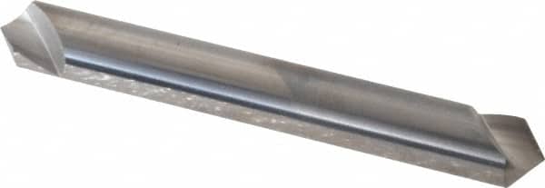 Hertel - 5/16" Head Diam, 5/16" Shank Diam, 1 Flute 100° Solid Carbide Countersink - Exact Industrial Supply
