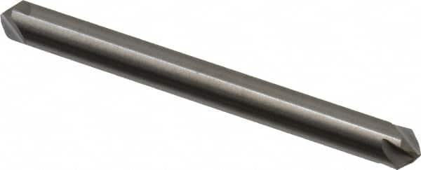 Hertel - 3/16" Head Diam, 3/16" Shank Diam, 4 Flute 90° Solid Carbide Countersink - Exact Industrial Supply