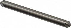 Hertel - 3/16" Head Diam, 3/16" Shank Diam, 4 Flute 90° Solid Carbide Countersink - Exact Industrial Supply