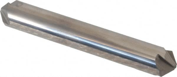 Hertel - 3/8" Head Diam, 3/8" Shank Diam, 4 Flute 100° Solid Carbide Countersink - Exact Industrial Supply