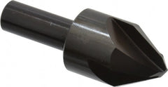 Hertel - 1" Head Diam, 1/2" Shank Diam, 4 Flute 60° High Speed Steel Countersink - Exact Industrial Supply