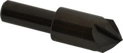 Hertel - 3/4" Head Diam, 1/2" Shank Diam, 4 Flute 90° High Speed Steel Countersink - Exact Industrial Supply