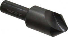 Hertel - 7/8" Head Diam, 1/2" Shank Diam, 1 Flute 82° High Speed Steel Countersink - Exact Industrial Supply