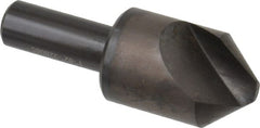 Hertel - 1" Head Diam, 1/2" Shank Diam, 1 Flute 82° High Speed Steel Countersink - Exact Industrial Supply