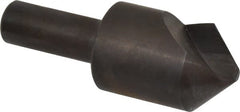 Hertel - 1" Head Diam, 1/2" Shank Diam, 1 Flute 90° High Speed Steel Countersink - Exact Industrial Supply