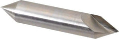 Hertel - 3/4" Head Diam, 3/4" Shank Diam, 1 Flute 60° High Speed Steel Countersink - 3-1/2" OAL, Straight Shank - Exact Industrial Supply