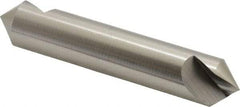 Hertel - 3/4" Head Diam, 3/4" Shank Diam, 1 Flute 90° High Speed Steel Countersink - 3-1/2" OAL, Straight Shank - Exact Industrial Supply