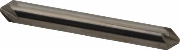 Hertel - 1/4" Head Diam, 1/4" Shank Diam, 6 Flute 82° Solid Carbide Countersink - Exact Industrial Supply