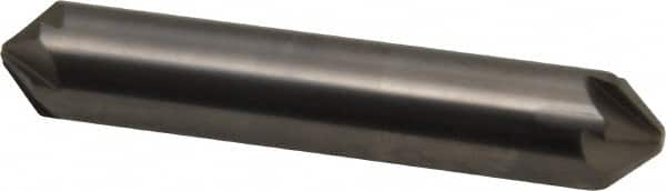 Hertel - 5/8" Head Diam, 5/8" Shank Diam, 6 Flute 90° Solid Carbide Countersink - Exact Industrial Supply