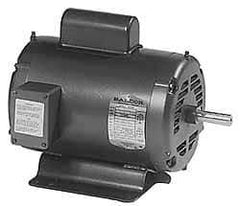 Baldor - 1 Max hp, 1,725 Max RPM, Electric AC DC Motor - 115, 208, 230 V Input, Single Phase, 143T Frame - Exact Industrial Supply