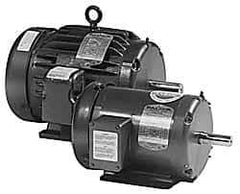 Baldor - 1/3 Max hp, 3,450 Max RPM, Electric AC DC Motor - 208, 230, 460 V Input, Three Phase, 48 Frame - Exact Industrial Supply