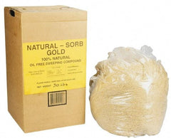 PRO-SOURCE - 30 Lbs. Natural Gold Sweeping Compound Floor - Use on Asphalt, Linoleum and Tile - Exact Industrial Supply