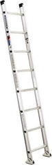 Werner - 8' High, Type IA Rating, Aluminum Extension Ladder - 300 Lb Capacity - Exact Industrial Supply