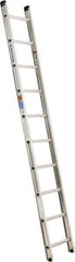 Werner - 10' High, Type IA Rating, Aluminum Extension Ladder - 300 Lb Capacity - Exact Industrial Supply