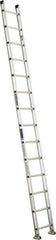 Werner - 14' High, Type IA Rating, Aluminum Extension Ladder - 300 Lb Capacity - Exact Industrial Supply