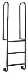 PW Platforms - 4 Step Ladder - Dock Ladder, 300 Lb Capacity - Exact Industrial Supply