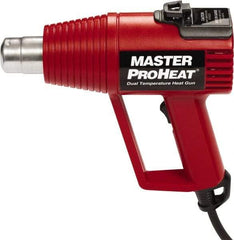 Master Appliance - 500 to 1,000°F Heat Setting, 16 CFM Air Flow, Heat Gun - 120 Volts, 11 Amps, 1,300 Watts, 6' Cord Length - Exact Industrial Supply