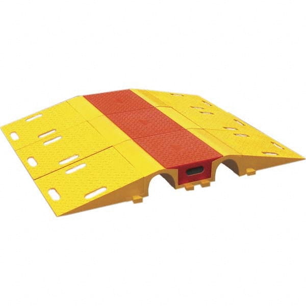 Checkers - On Floor Cable Covers Cover Material: Polyurethane Number of Channels: 1 - Exact Industrial Supply