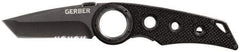 Gerber - 3" Blade, 7-55/64" OAL, Partially Serrated Tanto Point Folding Knife - 4-55/64" Closed Length, G-10, 1 Blade, 1 Edge - Exact Industrial Supply