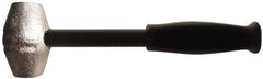 American Hammer - 2 Lb Head Mallet - 10" OAL, 9" Long Steel Handle with Grip - Exact Industrial Supply
