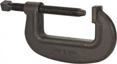 Wilton - Extra Heavy-Duty 8-1/2" Max Opening, 3-5/8" Throat Depth, Forged Steel Standard C-Clamp - 31,250 Lb Capacity, 0" Min Opening, Standard Throat Depth, Cold Drawn Steel Screw - Exact Industrial Supply