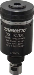 Tapmatic - Model 30TC/DC, No. 0 Min Tap Capacity, 1/4 Inch Max Mild Steel Tap Capacity, 3/8-24 Mount Tapping Head - 21600 (J116), 21700 (J117) Compatible, Includes Tap Clamping Wrenches, for Manual Machines - Exact Industrial Supply