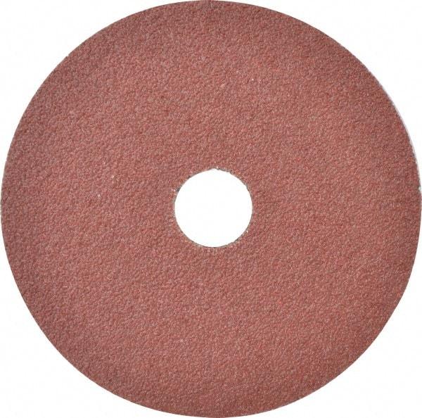 Camel Grinding Wheels - 5" Diam 7/8" Hole 36 Grit Fiber Disc - Very Coarse Grade, Aluminum Oxide, 12,200 Max RPM - Exact Industrial Supply